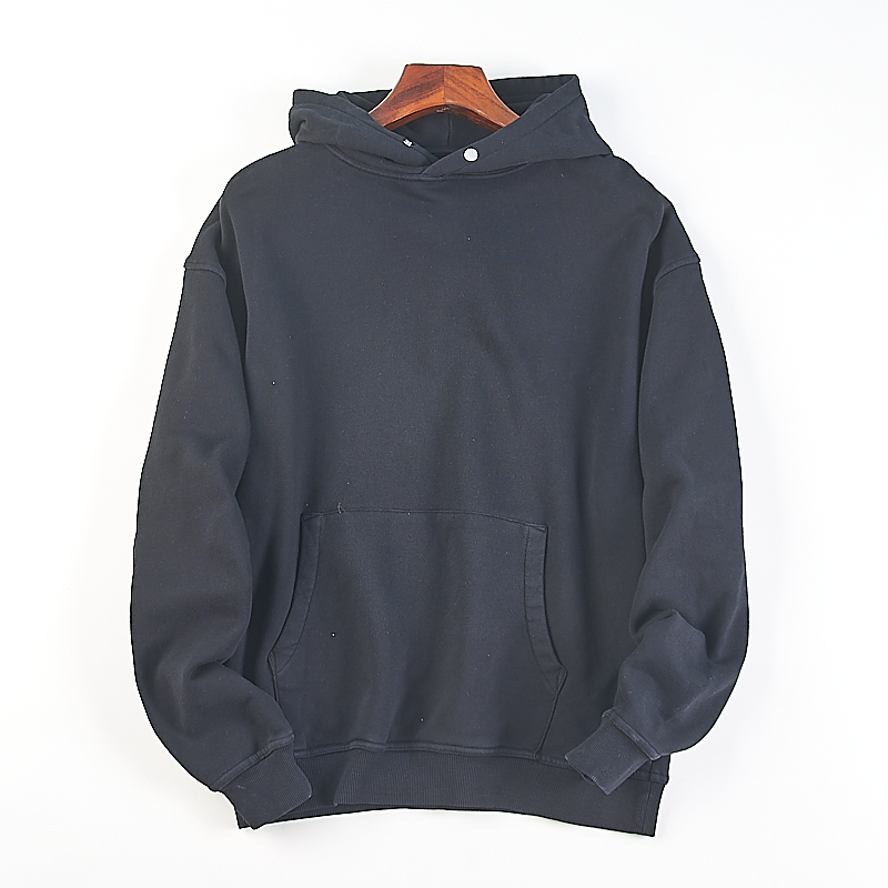 春秋宽松休闲百搭纯色长袖上衣