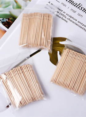 30621出口日本单一次性单头环保木质牙签水果签家用独立包装4月14