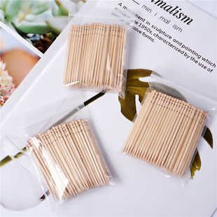 30621出口日本单一次性单头环保木质牙签水果签家用独立包装4月14