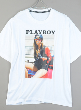 日单潮牌小刺绣印花T恤女10.21L85186宽松显瘦落肩袖夏季休闲上衣