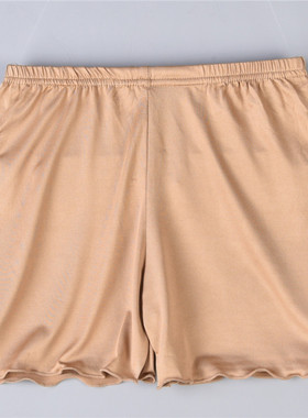 夏季纯色安全裤6.13L68072年轻女孩弹力防走光打底裤中腰松紧短裤