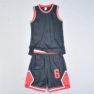 运动休闲篮球服两件套 短裤 专业篮球比赛服套装 男女429L82437背心