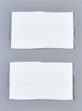 516一对护腕护肘男女77580舒适透气弹力简约多用途四季纯白色护膝