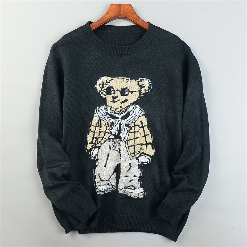 精品韩版宽松卡通毛衣针织衫男女L85273秋冬圆领套头外穿打底上衣,女装/女士精品,毛针织衫,淘宝优惠券,粉丝福利购,淘宝优惠卷