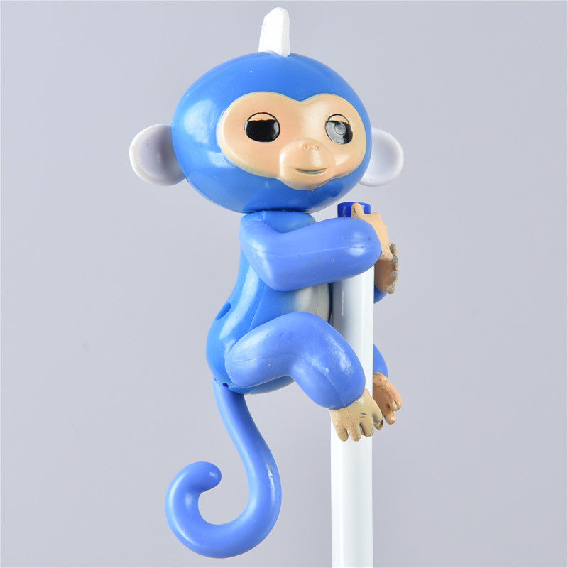 228儿童手指猴玩具74023手办玩偶摆件人偶可爱卡通笔头公仔小猴子