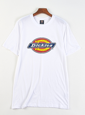 精品男士潮流印花全棉短袖T恤84805夏秋宽松休闲百搭时尚圆领上衣