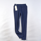 516韩版 显瘦铅笔长裤 纯色OL通勤小脚裤 女80863冬保暖加厚加绒修身