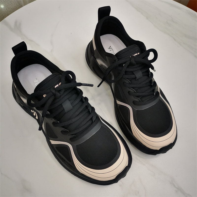 依婷公主真皮网面休闲鞋女  24春季新款透气健步鞋超轻休闲运动鞋