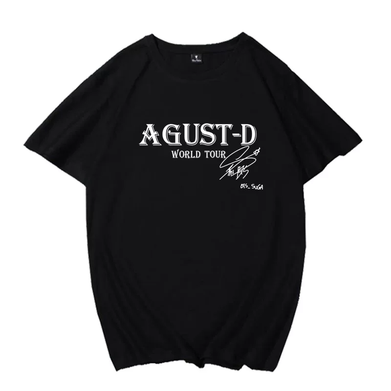 Футболка BTS BTS SUGA Agust D альбом D-DAY с коротким рукавом Park Ji-hyun футболка