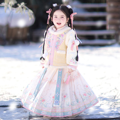 女童汉服明制马面裙套装