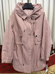 特价处理微瑕女士派克服外皮风衣外套外壳半成品替换旧皮草改