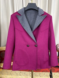 北京万达撤柜捡漏短款女双面羊毛呢羊绒大衣外套孤品捡漏特价甩卖