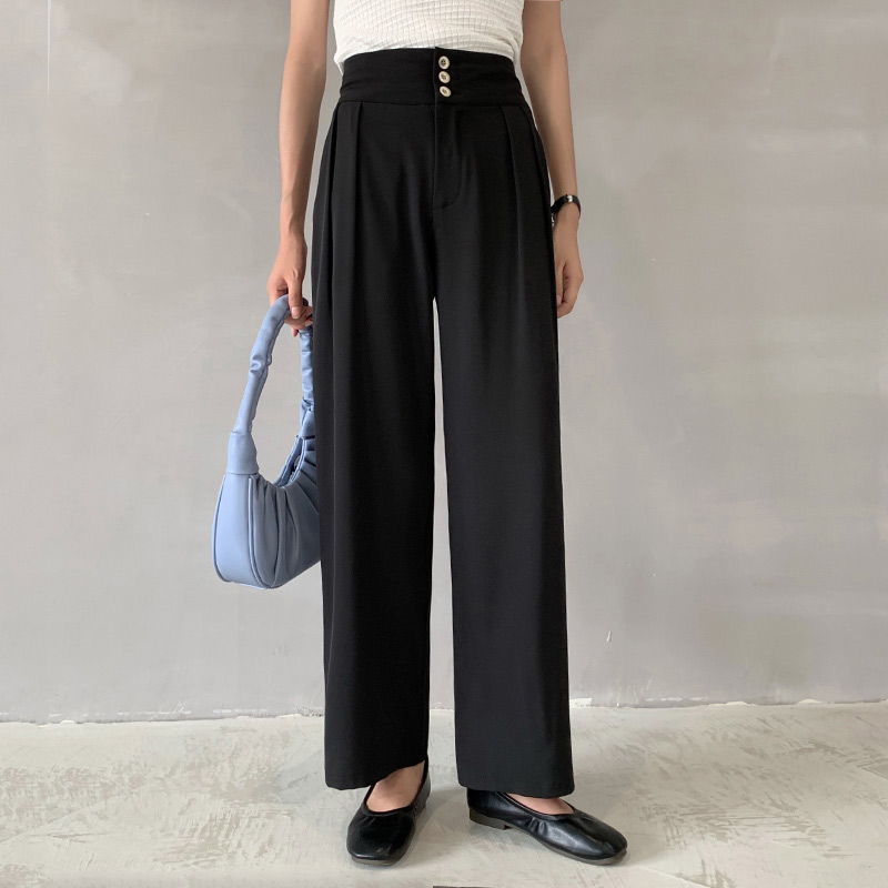 New high waist suit pants for women in spring and summer