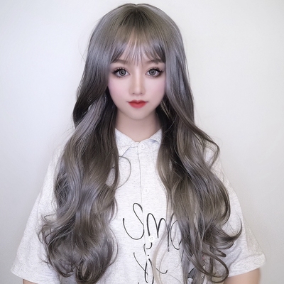 taobao agent Fashionable lifelike wig, wavy helmet, 2022 collection, natural look, curls