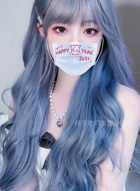 假发女长发空气刘海长卷发全头套