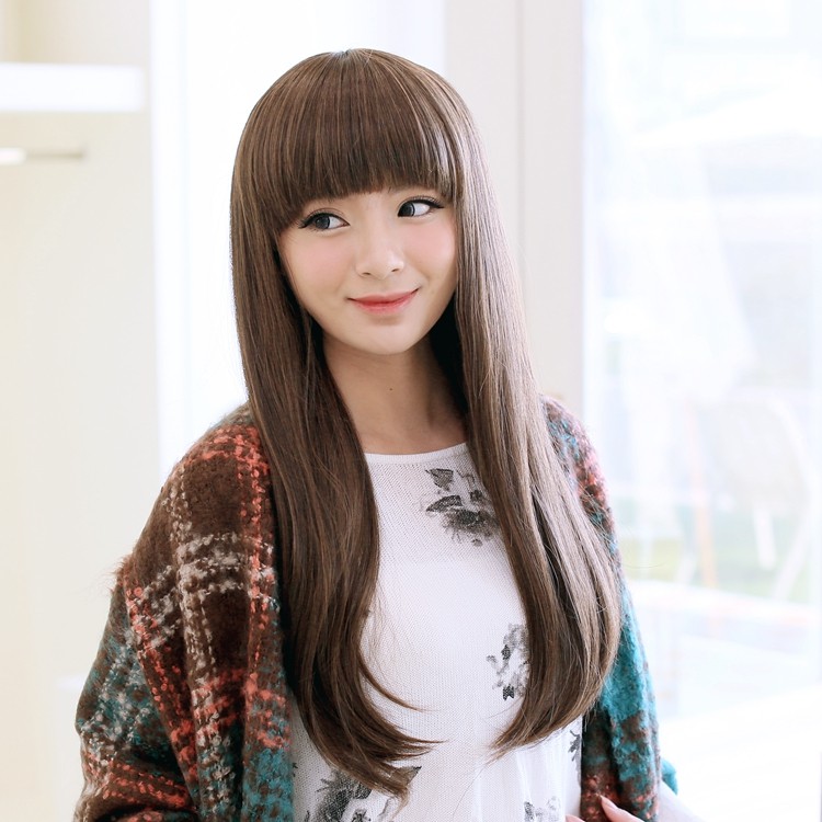 Perruque Long cheveux raides - Ref 2614064 Image 1