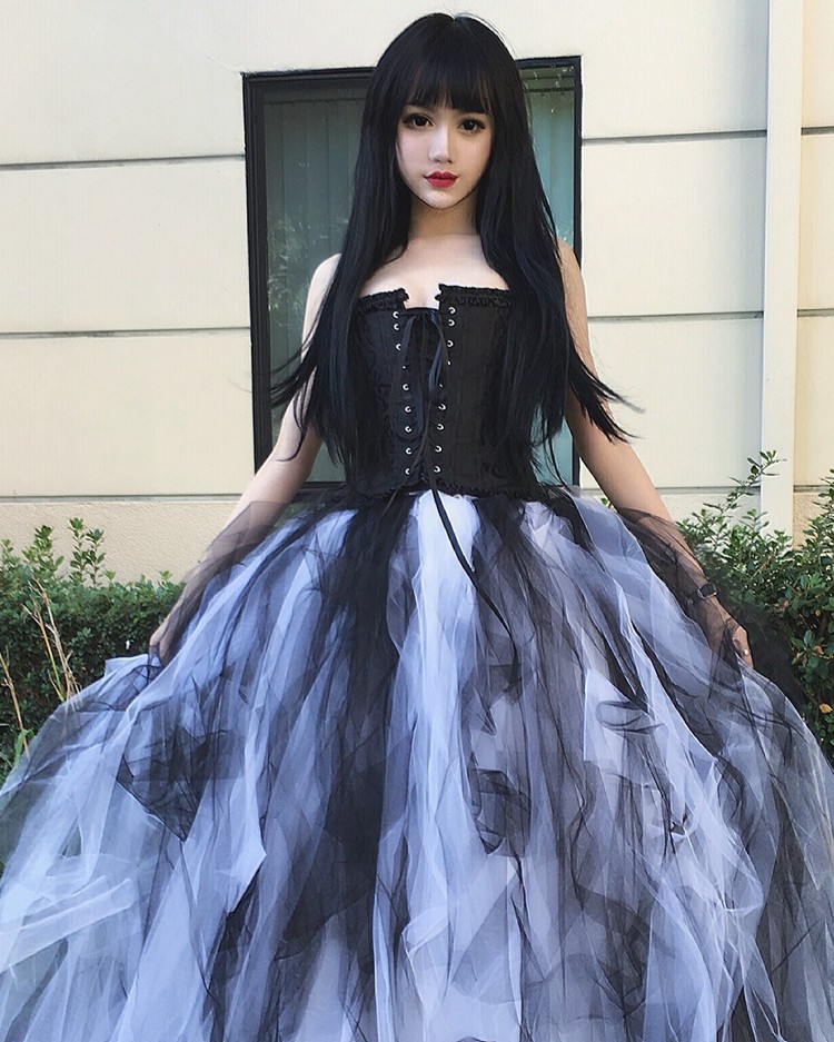 Perruque Long cheveux raides - Ref 2614083 Image 3