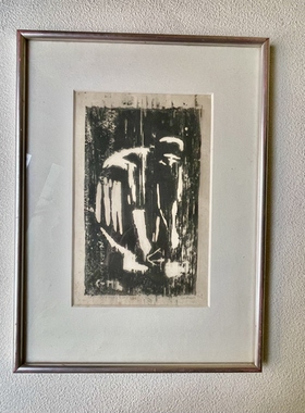 刘小姐鑫鑫西洋中古艺术品收藏瑞典20世纪初期限量版雕版画装饰画