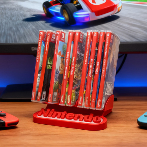 Switch1/2游戏卡带专用展示架 PS4/PS5游戏光盘专用收纳盒 置物架
