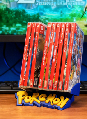 Switch1/2游戏卡带专用展示架 PS4/PS5游戏光盘专用收纳盒 置物架