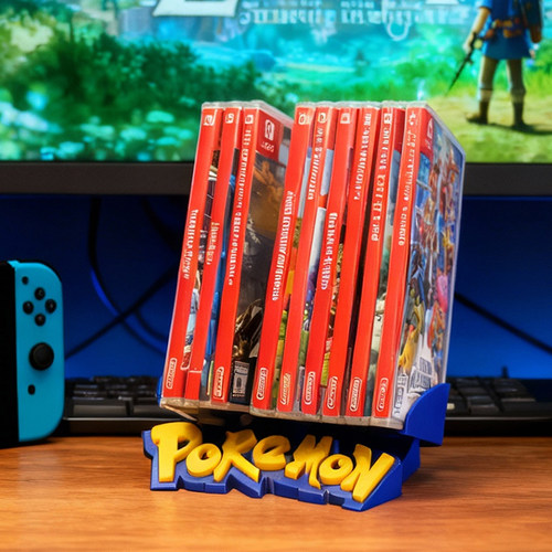 Switch1/2游戏卡带专用展示架 PS4/PS5游戏光盘专用收纳盒 置物架