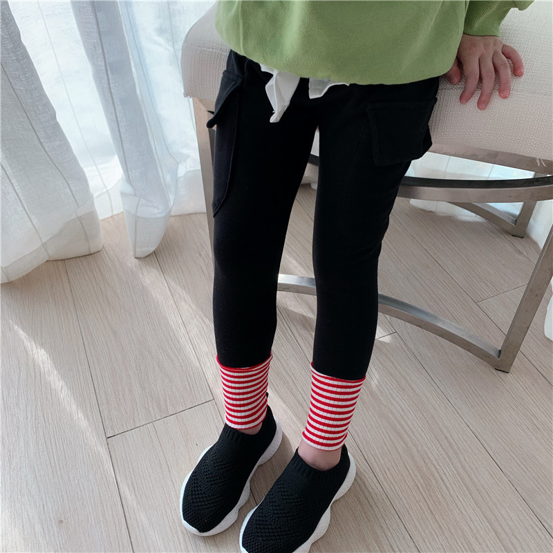 童童妈定制男女童纯棉撞色打底裤宝宝弹力百搭工装运动长裤春秋装,童装/婴儿装/亲子装,裤子,淘宝优惠券,粉丝福利购,淘宝优惠卷