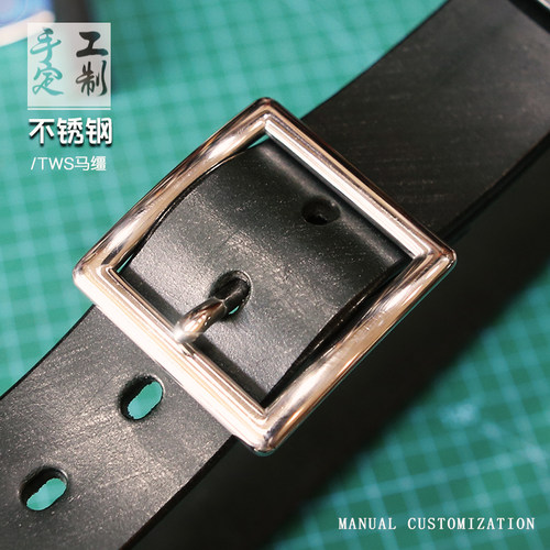 皮带男真皮英国进口马缰革皮腰带TWS透染擦蜡皮带手工裤腰带定制