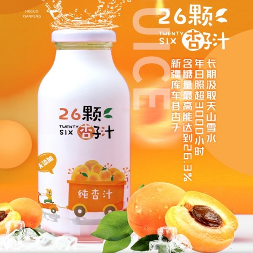 和果鲜丰26颗杏子果蔬汁饮料