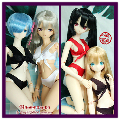 taobao agent 【Cat's Nest】 3 points bjd.azone.dd.ob sexy split swimsuit underwear water-4 color income