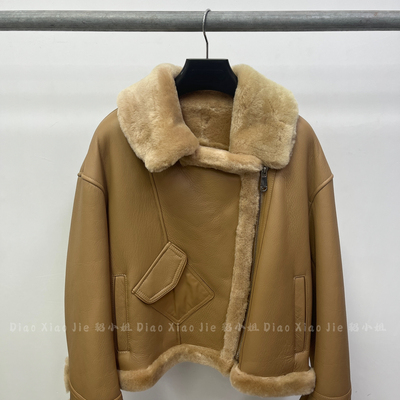 静茹一体外套（含100羊毛）(不可拆卸腰袢)DXJSQ02256