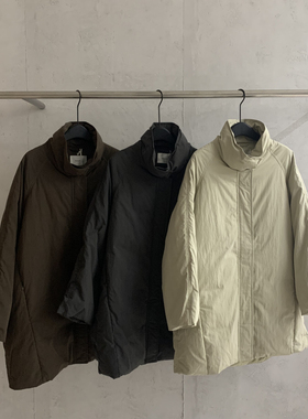 静茹冬上新中长款立领保暖羽绒服外套82526