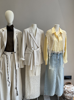 静茹版型知识分子穿搭洗水衬衣衬衫(长期主义单品)02635