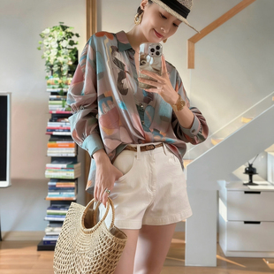 静茹26年夏上新法式 w880 复古气质显瘦轻盈百搭设计衬衫