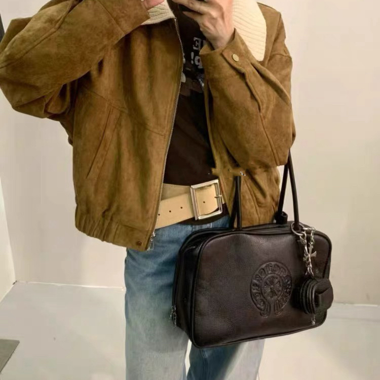 静茹松休闲时尚百搭显瘦翻领麂皮绒夹棉外套女上衣短外套10283