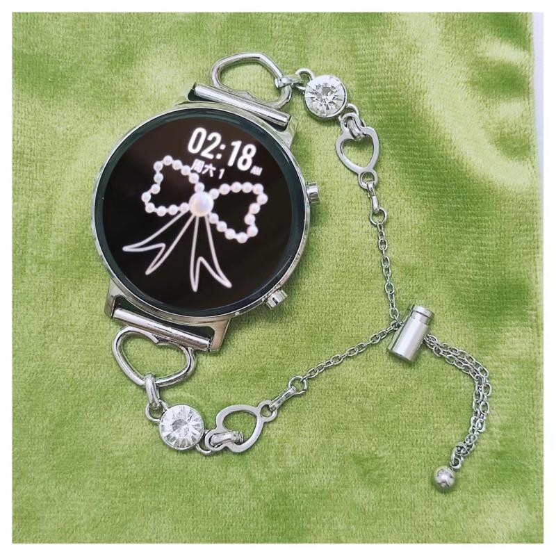 爱心带钻手表带watchband高级感