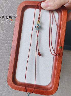 半成品项链绳四叶草手工编织