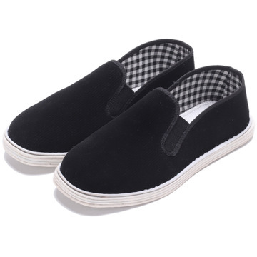 春夏秋季北京中老年人千层纯布底绣花鞋男女太太奶奶妈妈爷爷手工