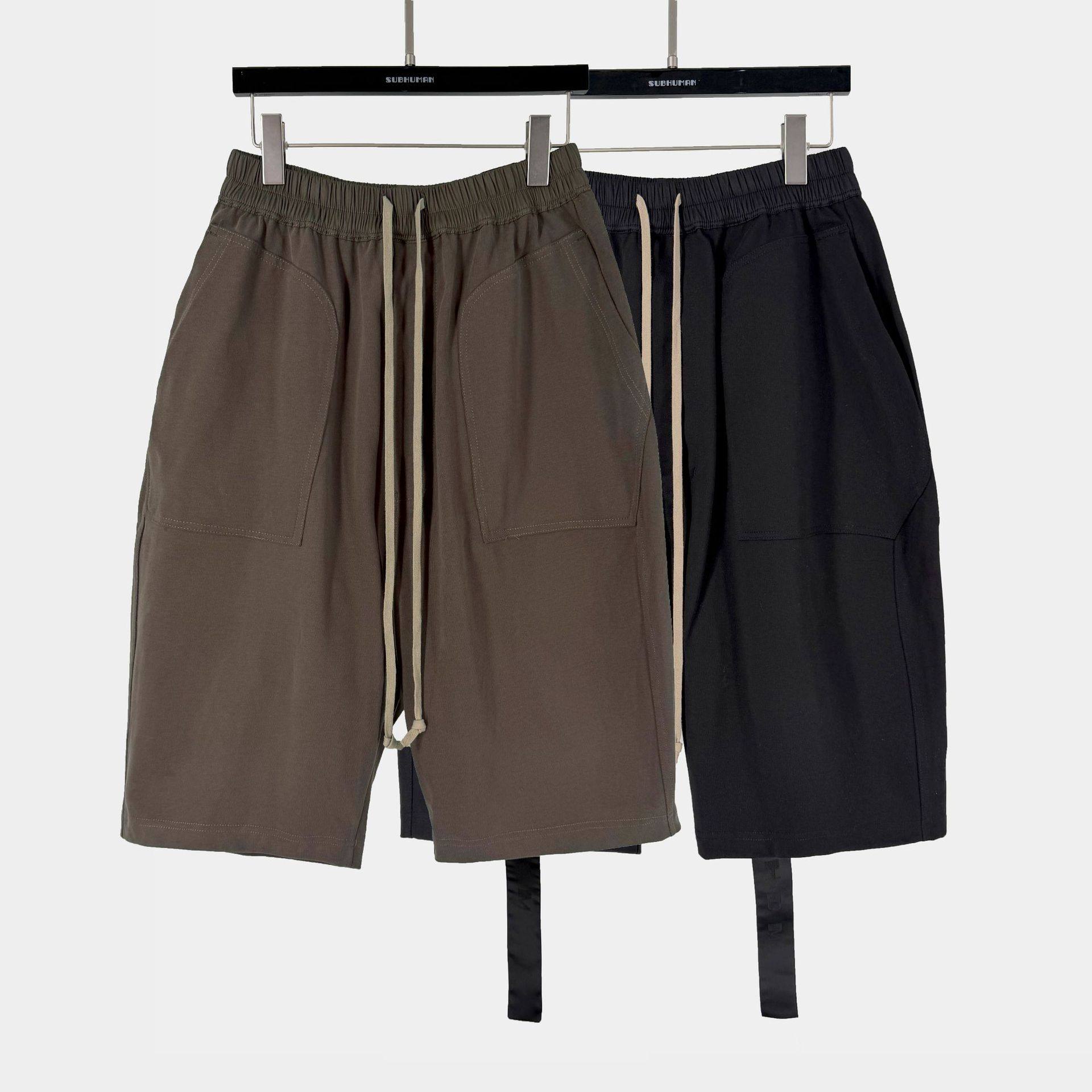 暗黑风短裤简约纯色基础款休闲五分短裤欧美嘻哈高街潮牌男士,男装,短裤,淘宝优惠券,粉丝福利购,淘宝优惠卷