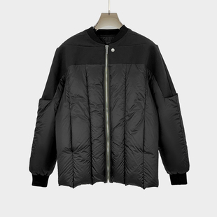 暗黑先锋RO风羽绒服立体肩拼接设计保暖90白鸭绒羽绒服外套