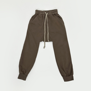 儿童卫裤 棉裤 百搭运动休闲哈伦吊档长裤 暗黑风高街束脚裤