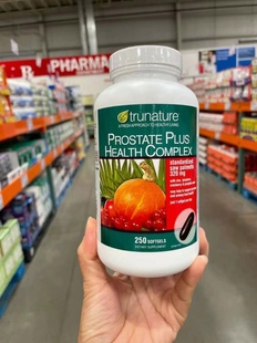 美国代购Trunature Prostate 锯棕榈精华*列腺保健胶囊250粒