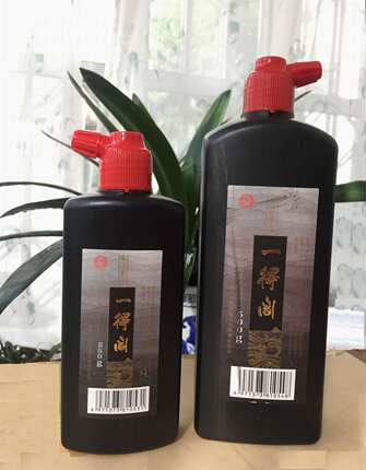正品一得阁书法专用练习墨汁学生成人250克500克