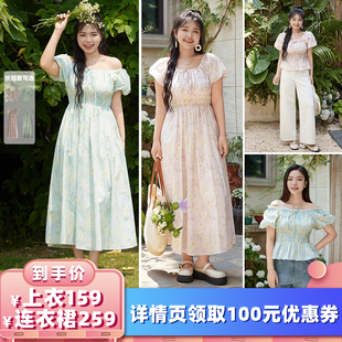 Sweetly.Sun 微胖大碼 所有女生 碎花連衣裙 上衣 衣櫥直播間