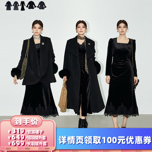 【所有女生的衣橱直播间】Sweetly.Sun 羽绒外套/丝绒裙子