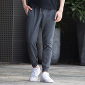 春秋冬季 中老年小脚裤 运动长裤 奥米达男式 纯棉大码 休闲裤 宽松卫裤