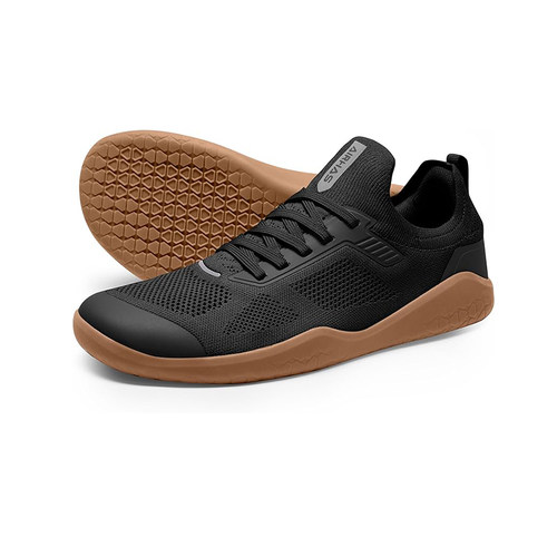 外贸在售85刀透气宽楦4E综合训练鞋男式赤足鞋宽头越野跑步运动鞋