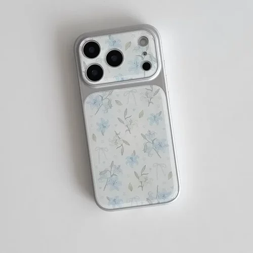 大蝴蝶花适用iPhone17promax手机壳苹果16pro新款15pro小众16