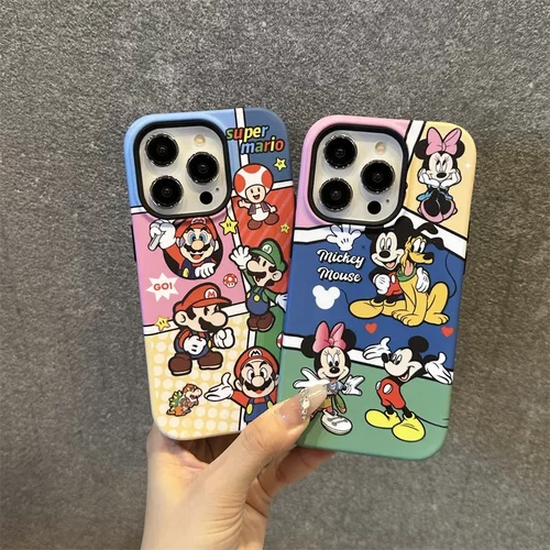 星星马里奥适用苹果17promax卡通可爱iPhone16pro镜头全包15新款1