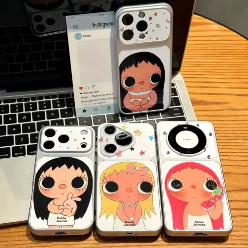 可爱小玉适用苹果17手机壳iPhone16/14PLUS秒变视窗13男生12pro