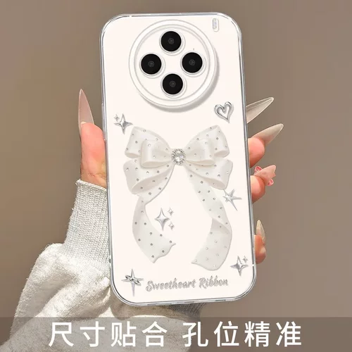 蝴蝶结适用vivox300手机壳X200软壳X100新款90S透明防摔X80/706